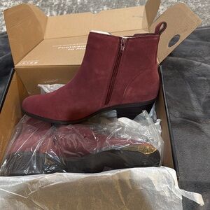 Women's Red Ankle Boots